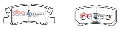 DBA 302mm Rear Street Series Rear Brake Pads | Chrysler 200 (11-14) (DB1464SS)
