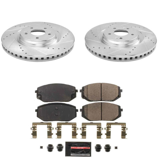PowerStop 21-23 Hyundai Sonata Front Z23 Evolution Brake Kit (K9209)