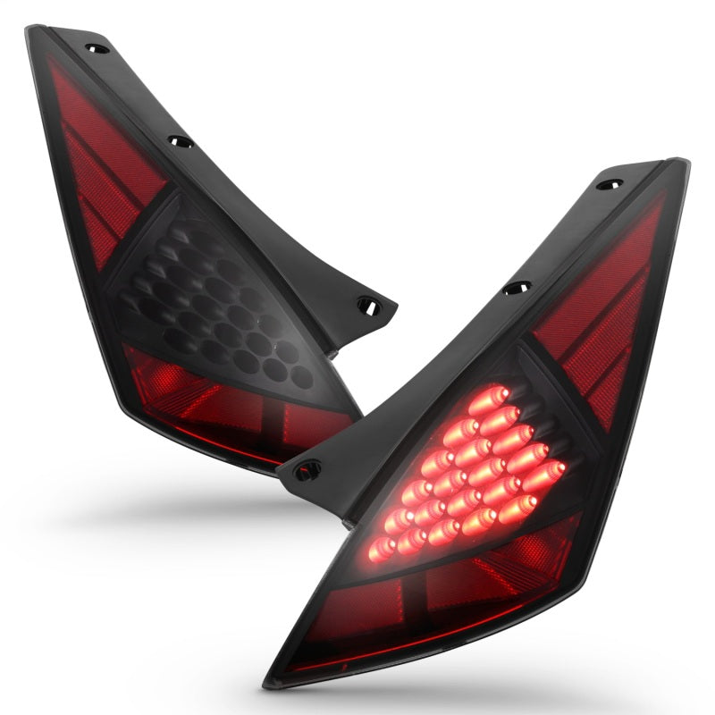 ANZO LED Smoke Taillights Pair | Nissan 350Z (03-05) (321254)