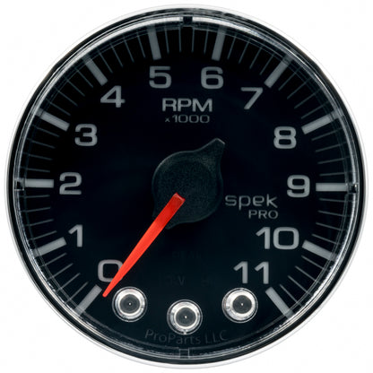 Autometer Spek-Pro 2 & 1/16" Tachometer w/ Shift Light 11K RPM