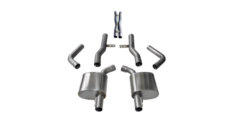 CORSA Xtreme / 2.75 in Cat-Back No Tips | 2017-2022 Charger, 300 5.7L (21018)
