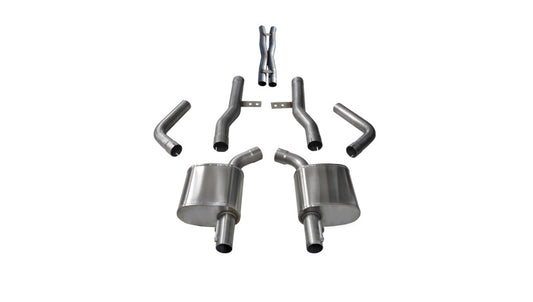 CORSA Xtreme / 2.75 in Cat-Back No Tips | 2017-2022 Charger, 300 5.7L (21018)