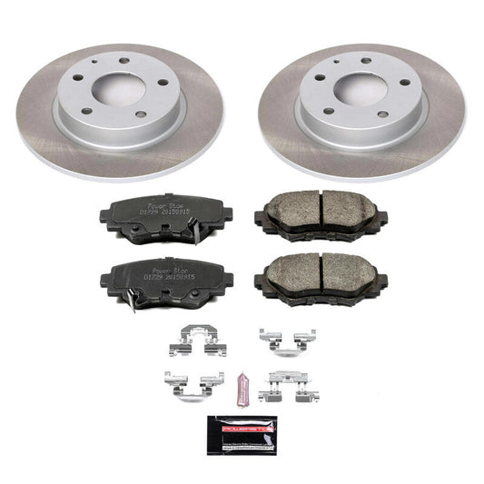 PowerStop 14-16 Mazda 3 Rear Semi-Coated Rotor Kit (SC6963)