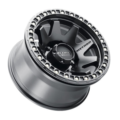 Method MR108 Beadlock Matte Black | 17x9" -44mm | 8x6.5mm Wheel