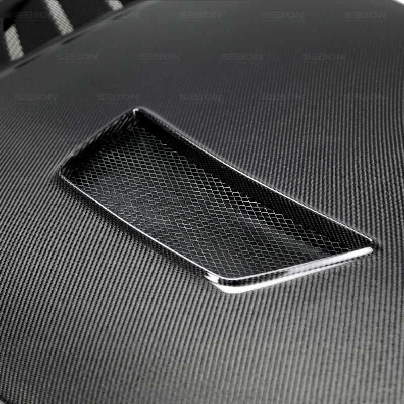 Seibon 2017 Honda Civic Type R CV-Style Carbon Fiber Hood | 2016-2022 Civic X / 2018-2026 Acura RDX