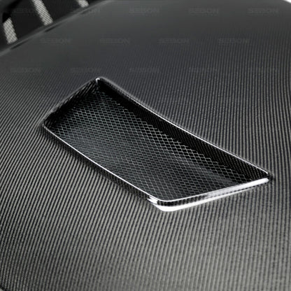 Seibon 2017 Honda Civic Type R CV-Style Carbon Fiber Hood | 2016-2022 Civic X / 2018-2026 Acura RDX