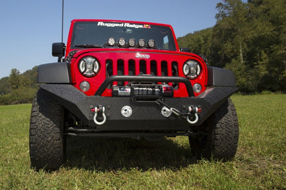 Rugged Ridge 11548.01 Spartan Front Bumper for 07-18 Jeep Wrangler JK