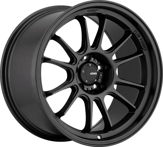 Konig Hypergram Matte Black | 18x11" +25mm | 5x120mm Wheel