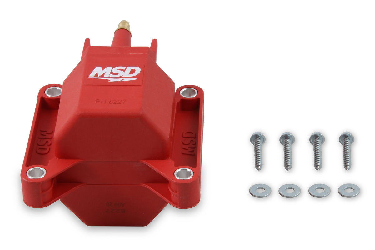 MSD 8227 Ignition Coil High Performance, Red, TFI Style