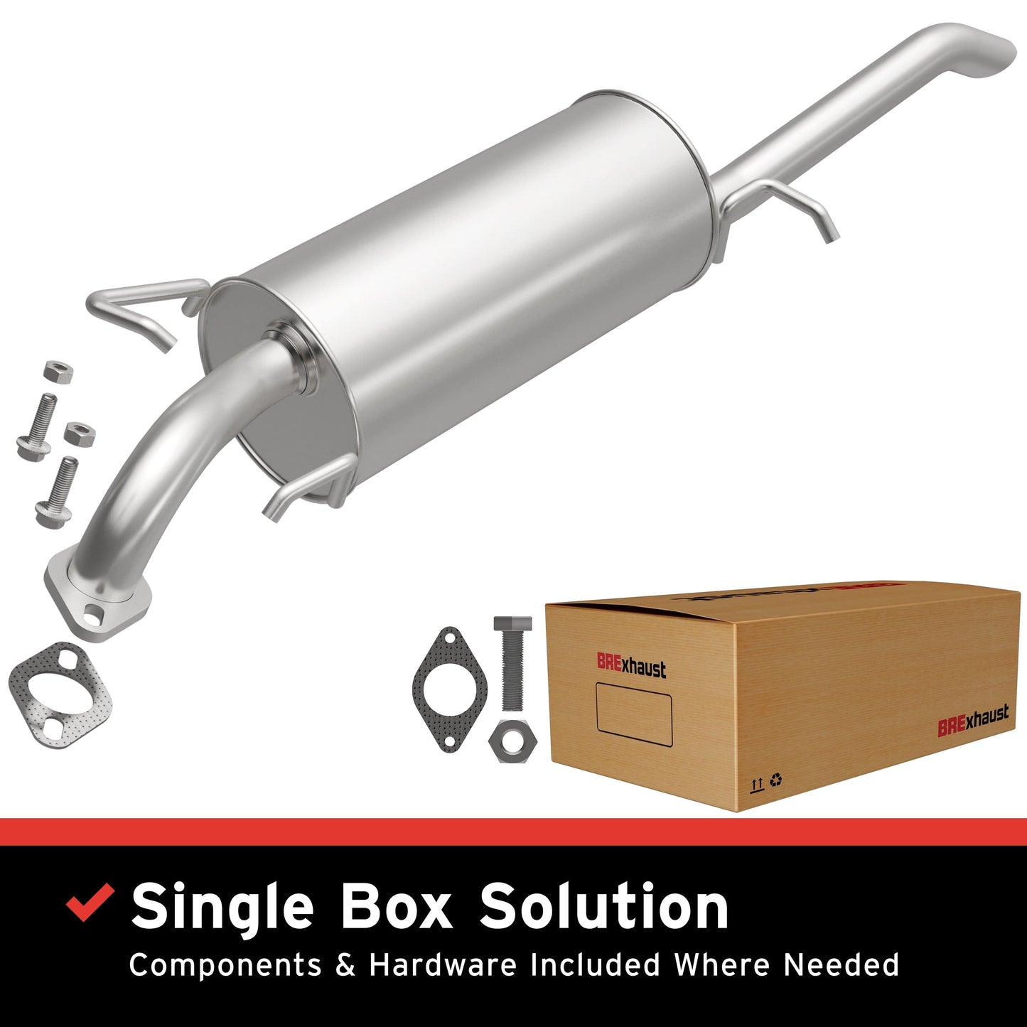 BRExhaust Direct-Fit Muffler Kit 108-0134