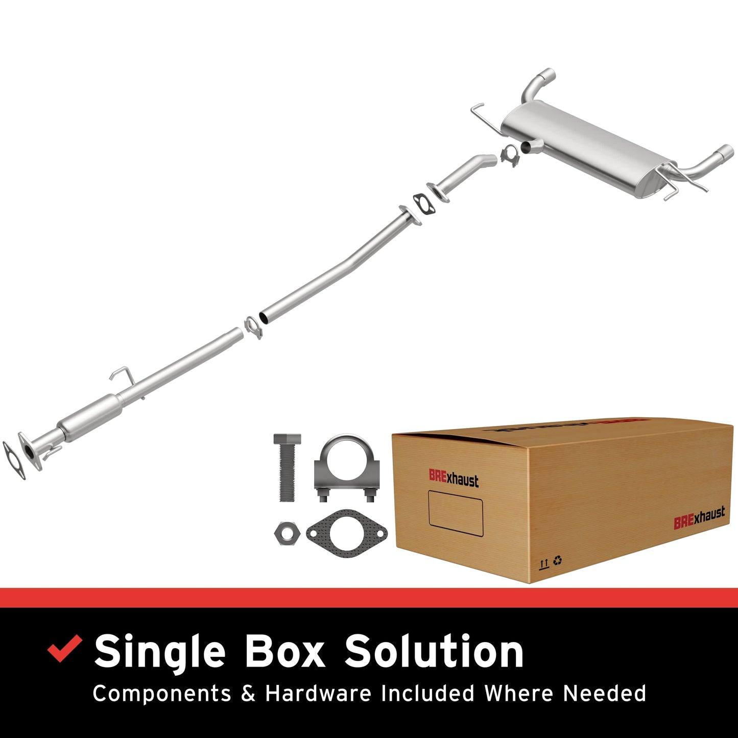 BRExhaust Direct-Fit Replacement Exhaust System 106-0660