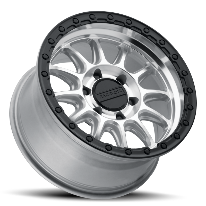 Raceline 960B Alpha Machined w/ Black Ring | 18x8.5" +35mm | 6x139.7mm Wheel