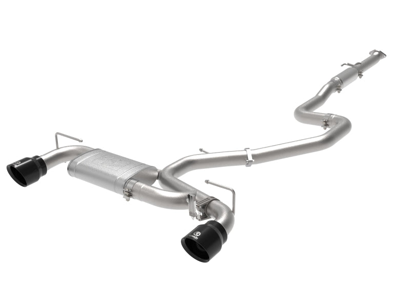 aFe Hyundai Veloster N 21-22 L4-2.0L Takeda Cat-Back Exhaust System | Black Tips (49-37030-B)