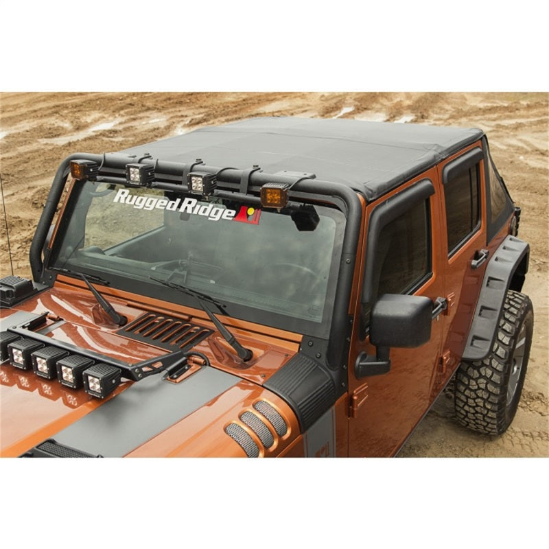 Rugged Ridge 13750.38 Bowless Soft Top for 2007-18 Jeep Wrangler JK 4-Door
