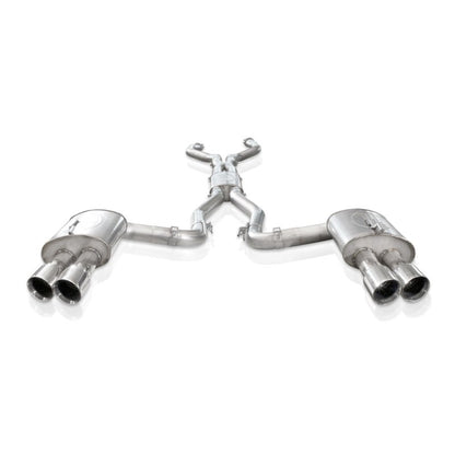 Stainless Works 3in Catback System X-Pipe Turbo Chambered Muffler 3.5in Tips | Pontiac G8 GT (08-09) (PG8CBFC)