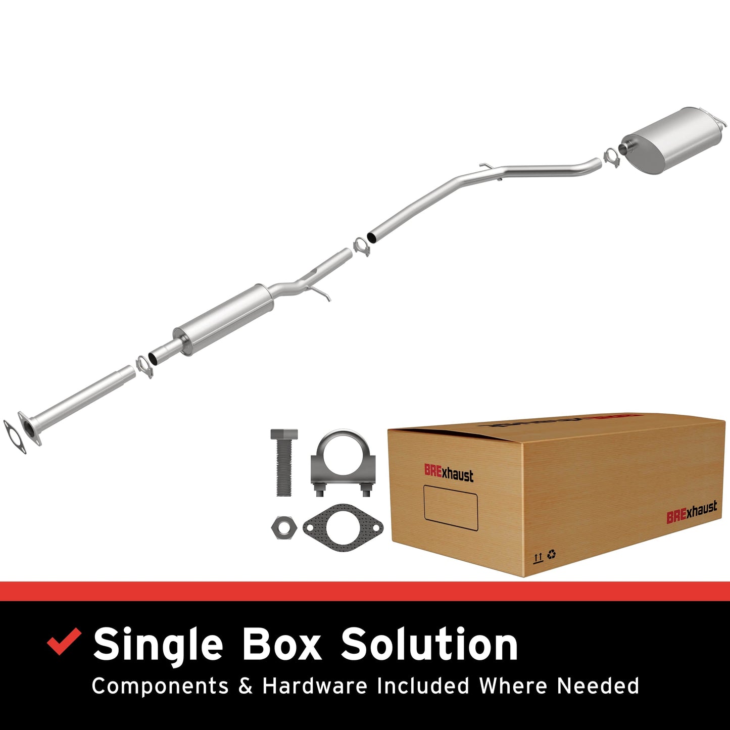 BRExhaust Direct-Fit Replacement Exhaust System 106-0639