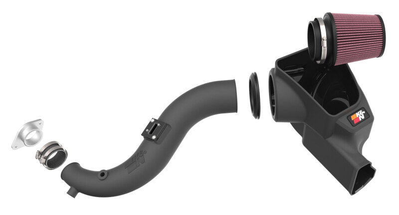 K&N Cold Air Intake System | Ford Mustang EcoBoost (24-2627)