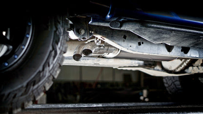 Stainless Works 3in X-Pipe Resonator Dump In Front Of Rear Axle | Ford F-150 Raptor (11-14) (FTR10CBDP)