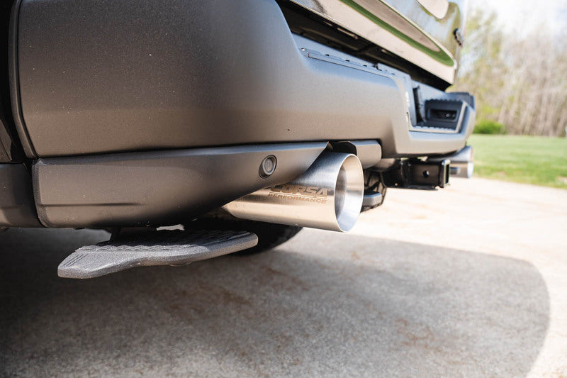 Corsa 21389 True Dual 3" Catback Exhaust System w/Dual Rear Exit/Flat 5.0" Tips