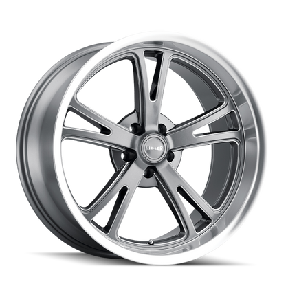 (set of 4) Ridler Wheels 606 Gloss Grey Machined | 20x8.5" +0mm | 5x120.65mm Wheels