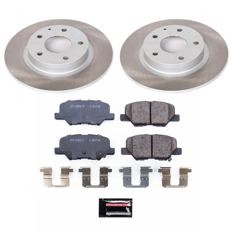 PowerStop 14-15 Mazda 6 Rear Semi-Coated Rotor Kit (SC6969)