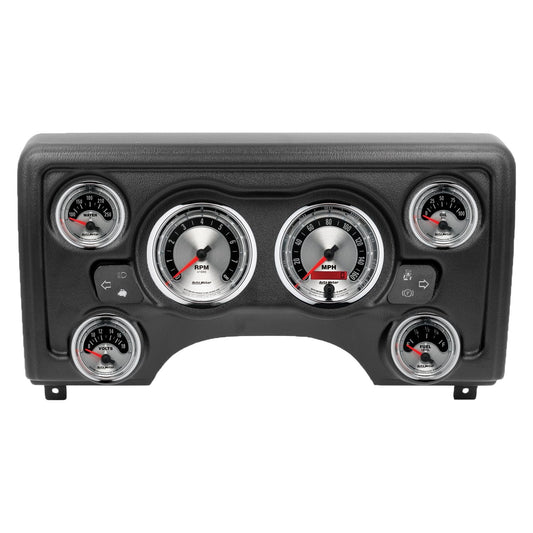AutoMeter American Muscle Direct Fit Dash Kit 97-06 Jeep TJ (2 x 3-3/8in. / 4 x 2-1/16in.) (90011-01)