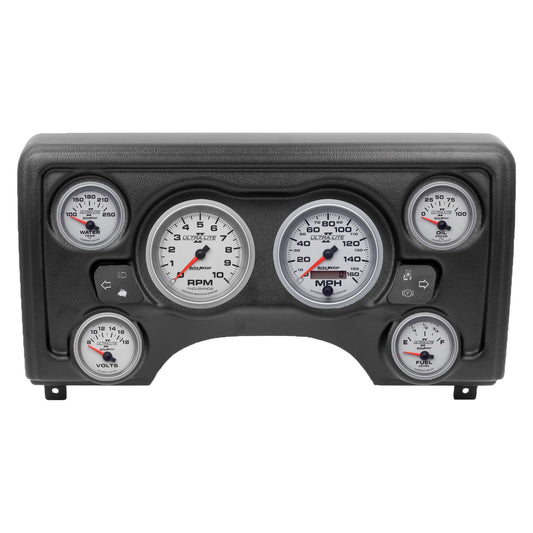 AutoMeter Ultra-Lite II Direct Fit Dash Kit 97-06 Jeep TJ (2 x 3-3/8in. / 4 x 2-1/16in.) (90011-14)