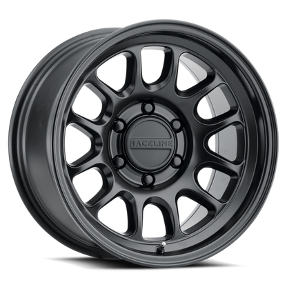 Raceline 958 Rogue Satin Black | 17x8.5" +0mm | 6x135mm Wheel
