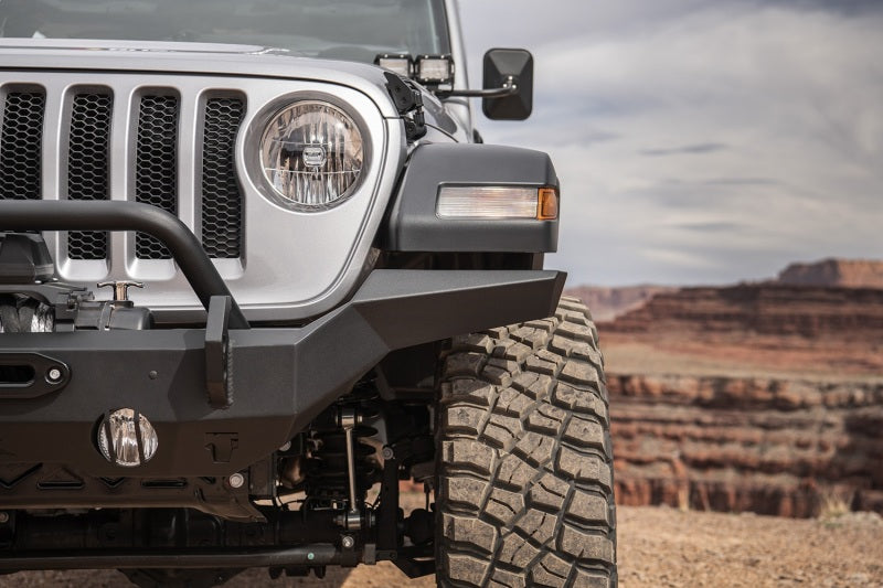 Rugged Ridge 11540.31 HD Full-Width Front Bumper for 2007-2025 Jeep Wrangler JK