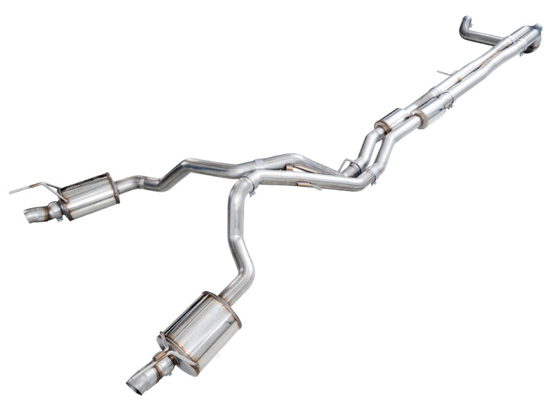 AWE 3015-31222 0FG Dual Exit Cat-Back Exhaust for 2021-2025 Escalade ESV 6.2L