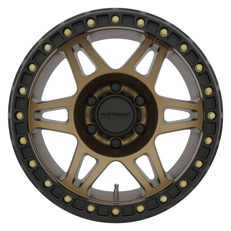(set of 4) Method MR106 Beadlock Bronze | 17x9" -44mm | 6x5.5in Wheel