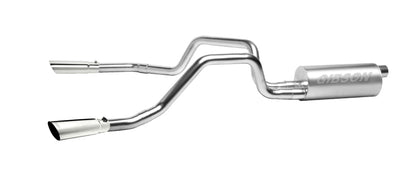 Gibson 3.5in/2.25in Dual Split Cat-Back Exhaust | Chevrolet Silverado 1500 LTZ 6.2L (14-18) (5664)