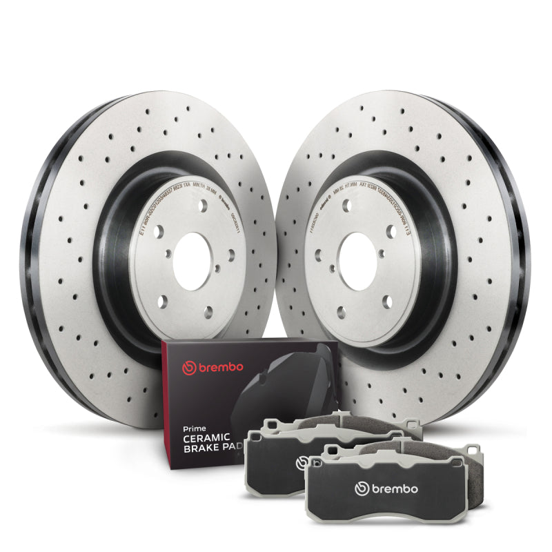 Brembo KT00719 Rear Disc Brake Pad Rotor Kit for 2006-2007 Mercedes-Benz CLS55