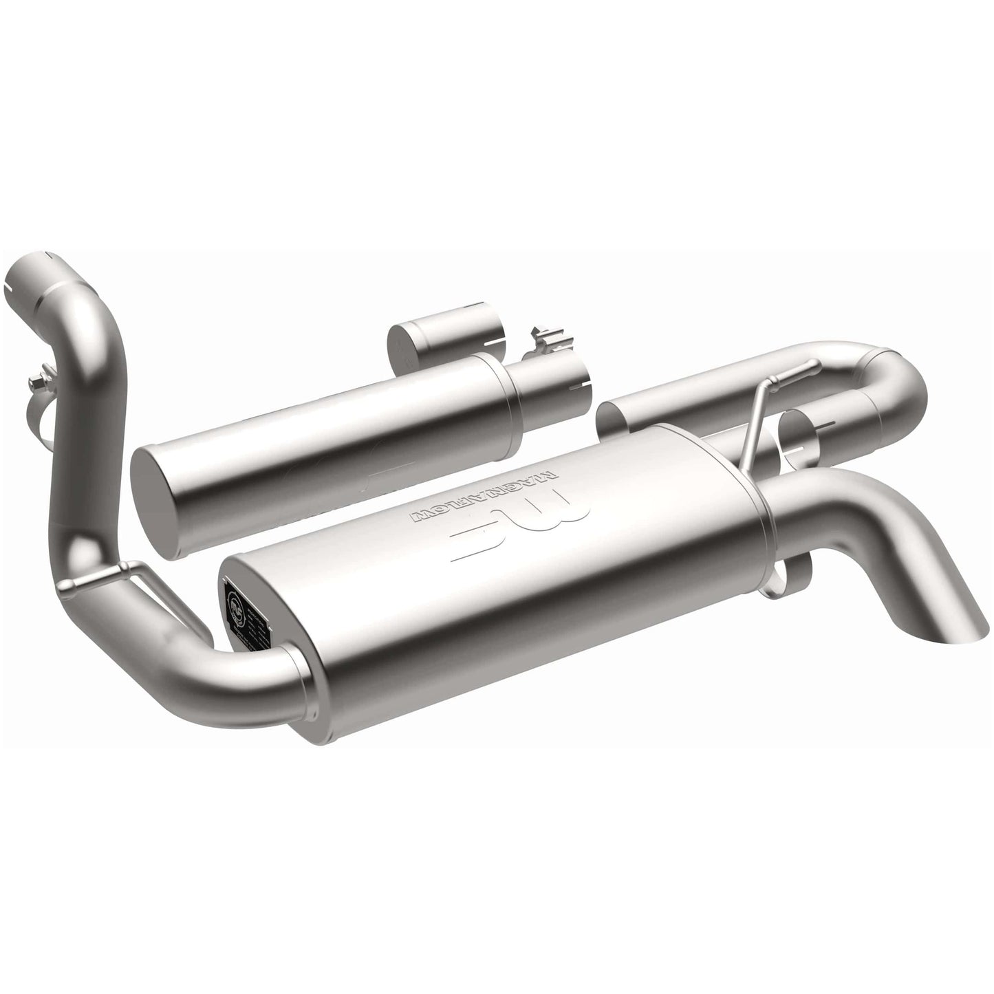 MagnaFlow 2018-2025 Jeep Wrangler Overland Series Axle-Back Performance Exhaust System