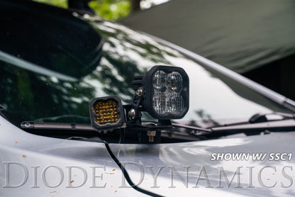 Diode Dynamics Stainless Steel Ditch Light Brackets | Subaru Impreza (07-12) / WRX (14-21) (DD6611)
