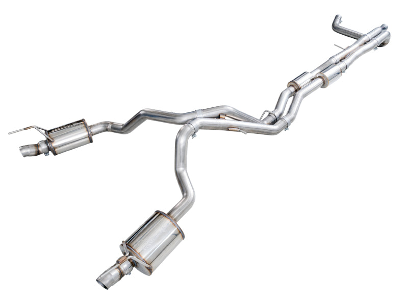 AWE 3015-31321 0FG Dual Exit Cat-Back Exhaust for 2021-2025 Cadillac Escalade