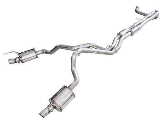 AWE 3015-31321 0FG Dual Exit Cat-Back Exhaust for 2021-2025 Cadillac Escalade