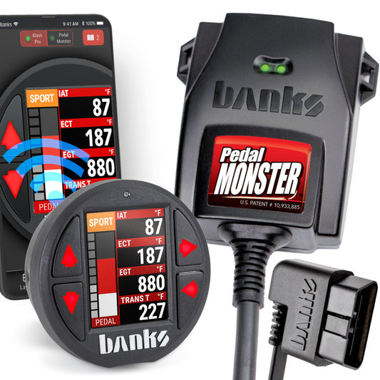 Banks Power Pedal Monster Kit Sumitomo TS 025 Sealed Series 6-Way CONFIG 1 PM-05 With iDash Pro