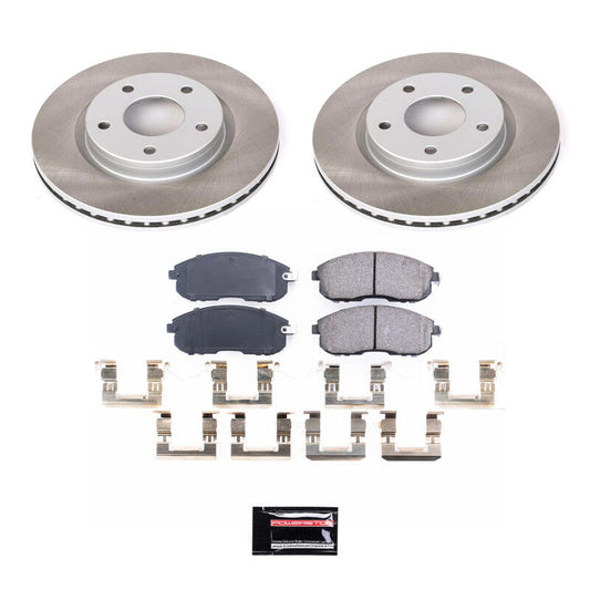 PowerStop 13-19 Nissan Sentra Front Semi-Coated Rotor Kit (SC6961)