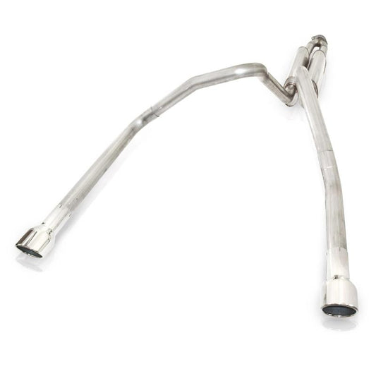 Stainless Works 2-1/2in S-Tube Exhaust X-Pipe Center Bumper Exit | Chevrolet Trailblazer SS (06-09) (TBTDLMFCB)