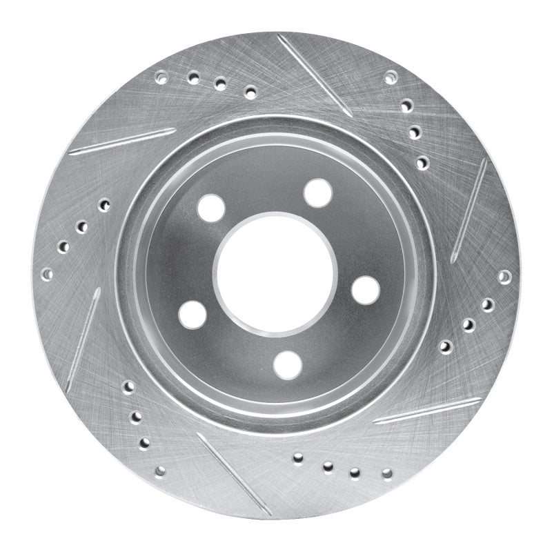 DFC D&S Silver Brake Rotor (FRONT LEFT): Jeep Wrangler (99-06)