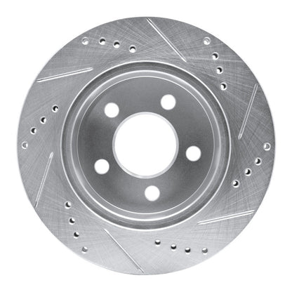 DFC D&S Silver Brake Rotor (FRONT LEFT): Jeep Wrangler (99-06)