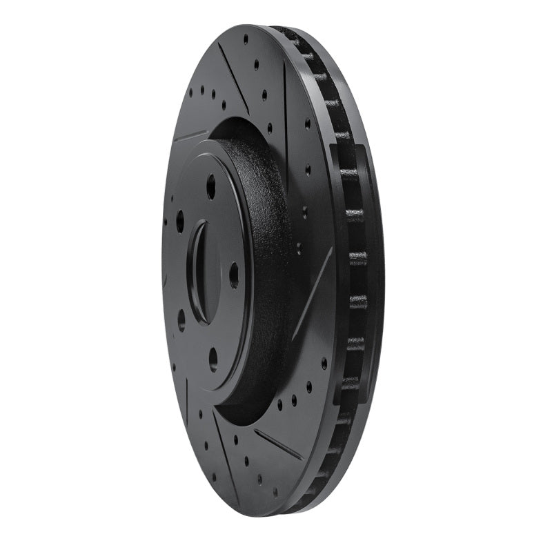 DFC D&S Brake Rotor (FRONT RIGHT): Dodge Durango (11-25) - Black Zinc