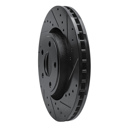 DFC D&S Brake Rotor (FRONT RIGHT): Dodge Durango (11-25) - Black Zinc