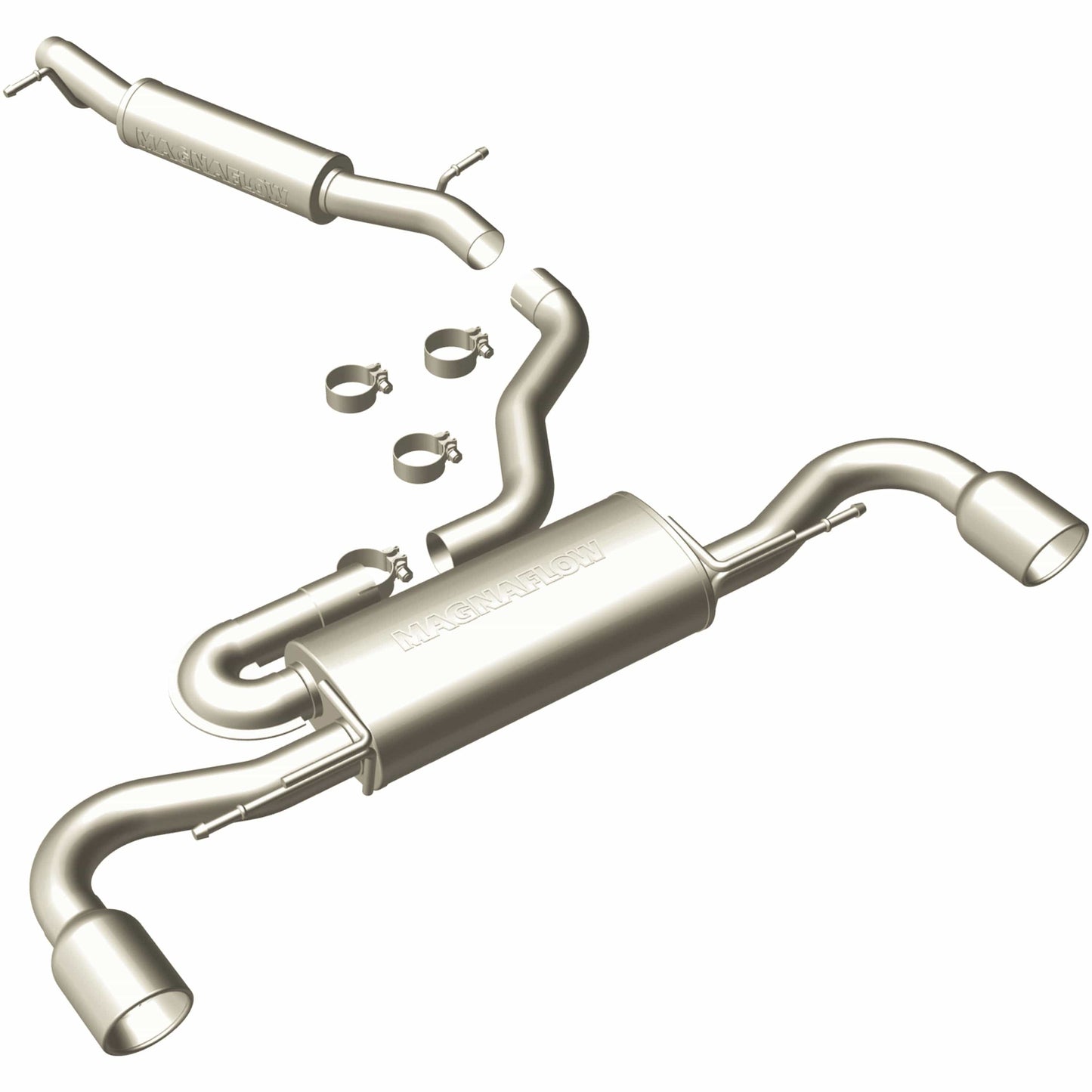MagnaFlow 2008-2009 Audi TT Quattro Sport Series Cat-Back Performance Exhaust System