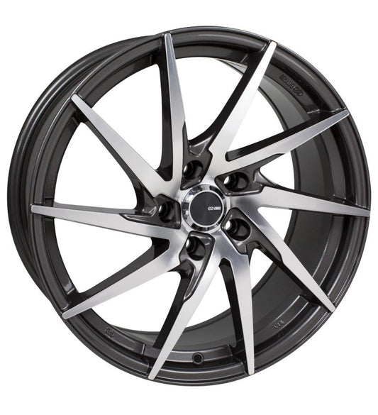 Enkei PW10 Gunmetal w/ Machined Spokes | 18x8" +40mm | 5x108mm Wheel
