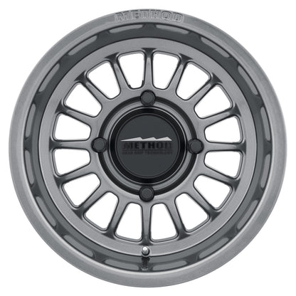 Method MR411 UTV Bead Grip Gloss Titanium | 15x7" +13mm | 4x156mm Wheel