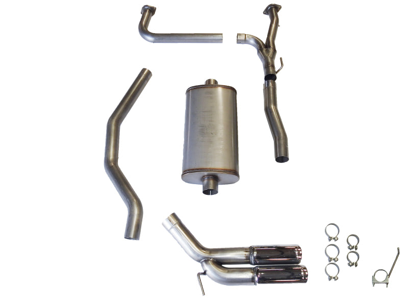 JBA 04-20 Nissan Titan 5.6L SS Pass Side D&S Cat-Back Exhaust (30-1403)