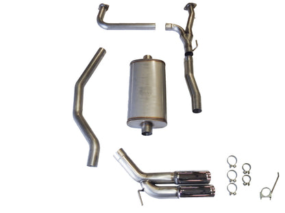 JBA 04-20 Nissan Titan 5.6L SS Pass Side D&S Cat-Back Exhaust (30-1403)