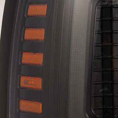 AlphaRex 92-96 Ford F-Series/Bronco LUXX-Series LED Projector Headlights Alpha-Black